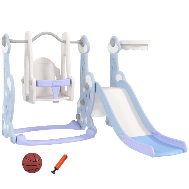 Gioco per Bambini 4 in 1 con Scivolo