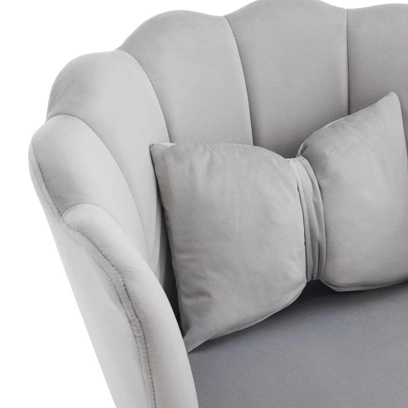 Poltrona Design Moderna in Velluto