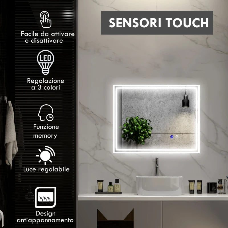 Specchio Bagno con Luce